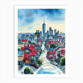 Cityscape 5 Art Print