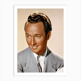 Bing Crosby Retro Collage Movies Art Print