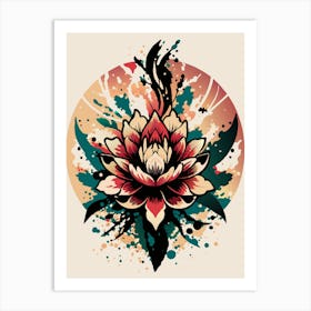 Lotus Flower 5 Art Print