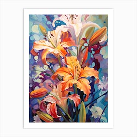 Lily Bouquet Art Print