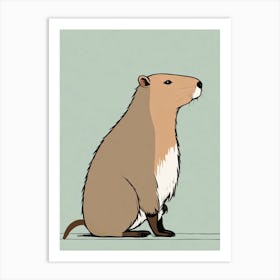 Beaver Art Print