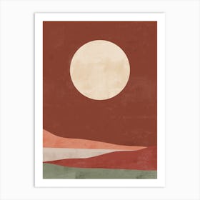 Desert Landscape 2 Art Print