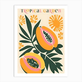 Tropical Garden Art Print