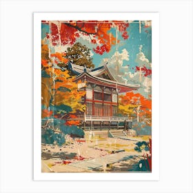 Nara Park Mid Century Modern 1 Art Print