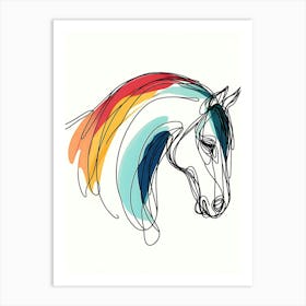 Creative Horse Visual 26 Art Print