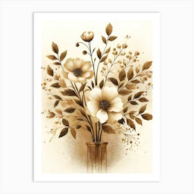 Flowers In A Vase 18 Art Print