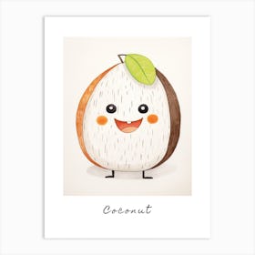 Friendly Kids Coconut 2 Poster Art Print