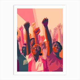 Black Women'S Rights Art Print