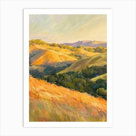 Sunset In The Hills 2 Art Print