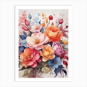 Flowers In A Vase Art Print