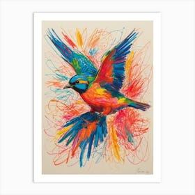 Bird In Flight 1 Art Print