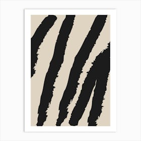 Zebra Stripes 2 Art Print