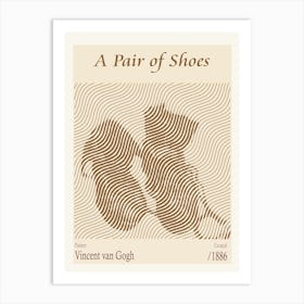 A Pair Of Shoes – Vincent Van Gogh (1886) Art Print