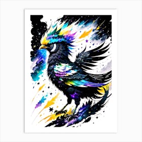 Crow bird Art Print