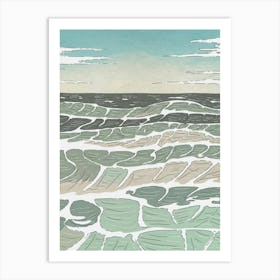 Ocean Waves Art Print