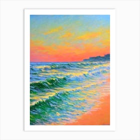 Patnem Beach Goa India Monet Style Art Print