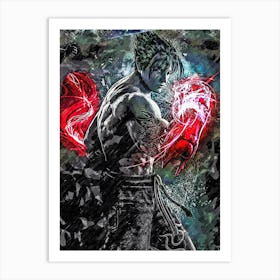 Jin Kazama Tekken Videogame Art Print