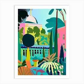 Jardin Des Plantes, France Abstract Still Life Art Print