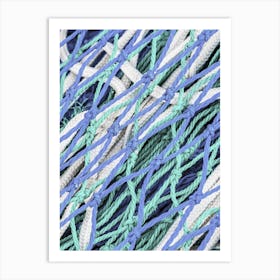 Fishing Net maritime fish-net Art Print