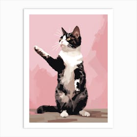 Cat Painting 3 Art Print