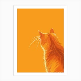 Orange Tabby Cat 10 Art Print