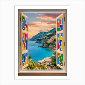 Open Window To The Sea 1 Art Print