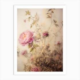 Pink Roses Art Print