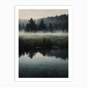 Misty Morning Art Print