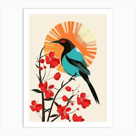 Bird On A Branch Art Print