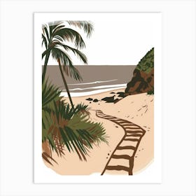 Pathway To The Beach Art Print