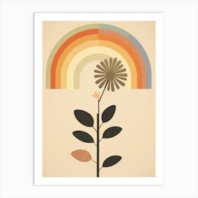 Rainbow Flower Art Print