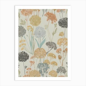 Floral Wallpaper 5 Art Print