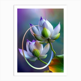 Lotus Flower 129 Art Print