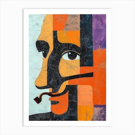 Man With A Pipe Art Print