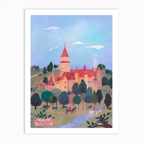 Bouzov Castle Art Print