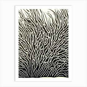 Corals II Linocut Art Print