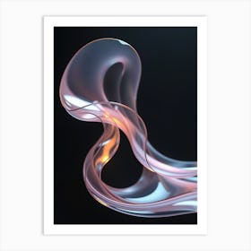 Abstract Smoke Art Print