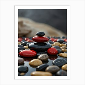 Pebbles Art Print