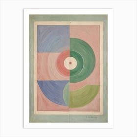 Pastel Abstract no2 Art Print