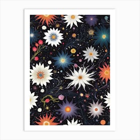 Flower Pattern Art Print