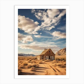 Old House In The Desert Art Print