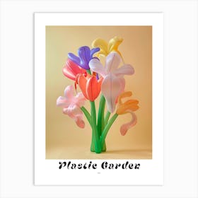 Dreamy Inflatable Flowers Poster Iris 2 Art Print