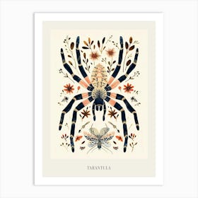 Colourful Insect Illustration Tarantula 12 Poster Art Print