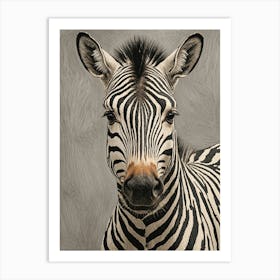 Zebra Art Print