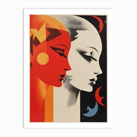 'Two Women' 2 Art Print