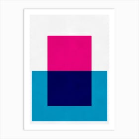 Geometric and modern abstract 12 Art Print