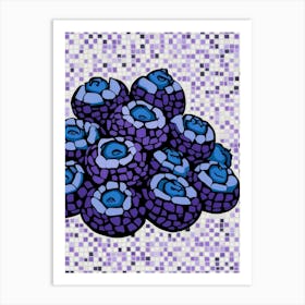 Blueberries 2 Art Print