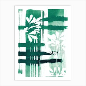 Green Clovers Art Print