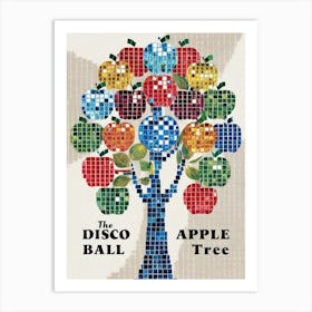 Disco Apple Tree Art Print