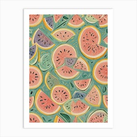 Watermelons Art Print